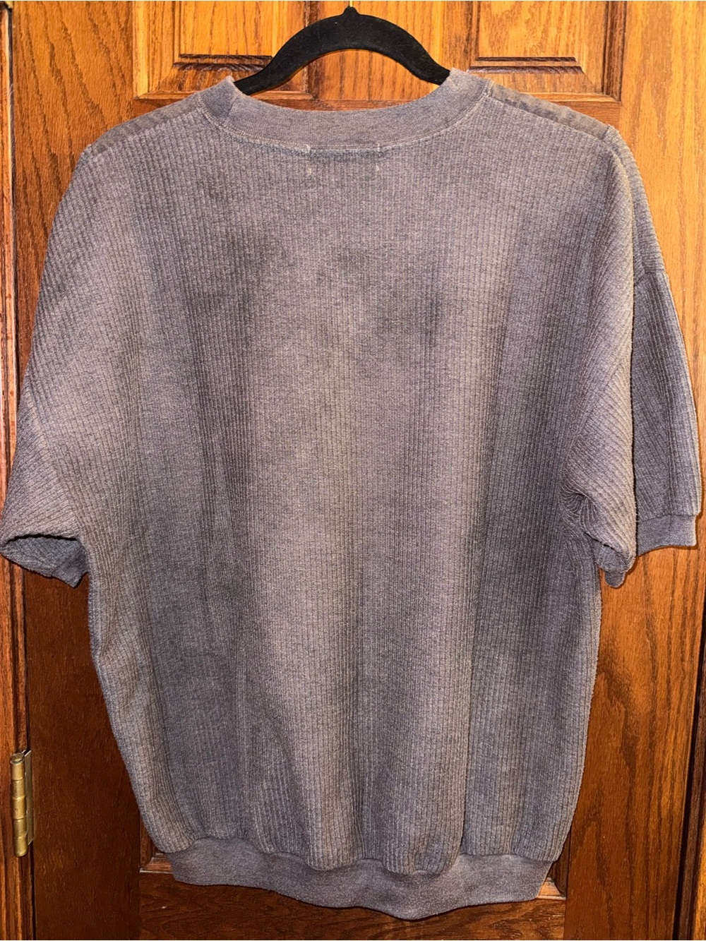 Textured Short-Sleeve Top - Picture 2 of 5